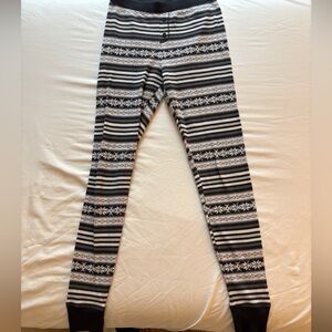 Striped Black and White Pajama Pants